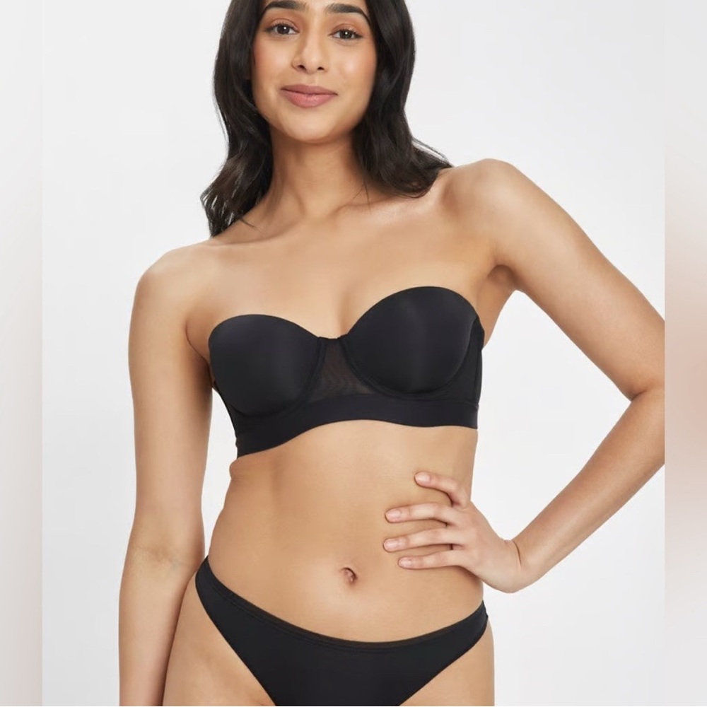 Lively Black Strapless Bra NWOT